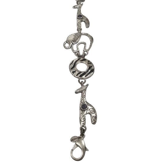 Chico's Animal Chain Belt w/ Giraffes and Elephants - Picture 4 of 9